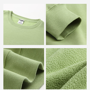 Sweat-shirt à col rond en polaire Bravolinks pour femmes, manches longues, épaissi, couleur unie, logo personnalisé, veste publicitaire - Product Image 2