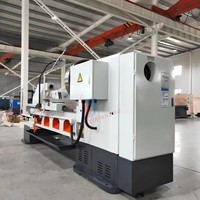 Torno Mecánico Horizontal Manual de Servicio Pesado CW6163 de 2000MM con Nuevo Orificio de Eje Principal Grande, Husillo NT40, 4 Portaherramientas, 220V/380V