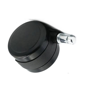 Ruedas Giratorias Silenciosas de PU Negro de 2.5 Pulgadas para Silla de Juego, Mesa de Oficina, Mueble para TV, Estante de Almacenamiento, Muebles Escolares - Product Image 1
