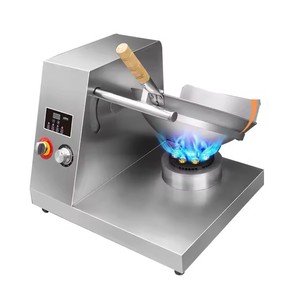 Machine à wok automatique commerciale en acier inoxydable Semikron, <span class=keywords><strong>robot</strong></span> de cuisine <span class=keywords><strong>chinois</strong></span> à gaz pour la préparation de riz frit - Product Image 6