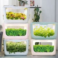 Kit de jardinage d'intérieur automatique Greenjoy pour fraises, système de culture hydroponique avec réservoirs, tour de jardinage