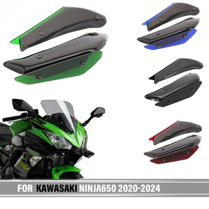 Kit de Alerones Aerodinámicos para Motocicleta <span class=keywords><strong>KAWASAKI</strong></span> <span class=keywords><strong>NINJA</strong></span> <span class=keywords><strong>650</strong></span> <span class=keywords><strong>Ninja</strong></span> <span class=keywords><strong>650</strong></span> 2020 <span class=keywords><strong>2022</strong></span> 2023 2024, Pieza de Carenado, Alerón Fijo - Product Image 2