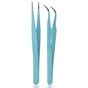 Pinzas para Pestañas de Acero Inoxidable de Alta Calidad para Kits de Extensiones de Pestañas, Instrumentos de Manicura - Product Image 6