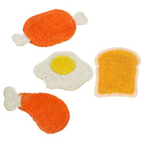 Loofah naturel Jouet pour chat Jouet de meulage contenant de l'herbe à chat - Product Image 1