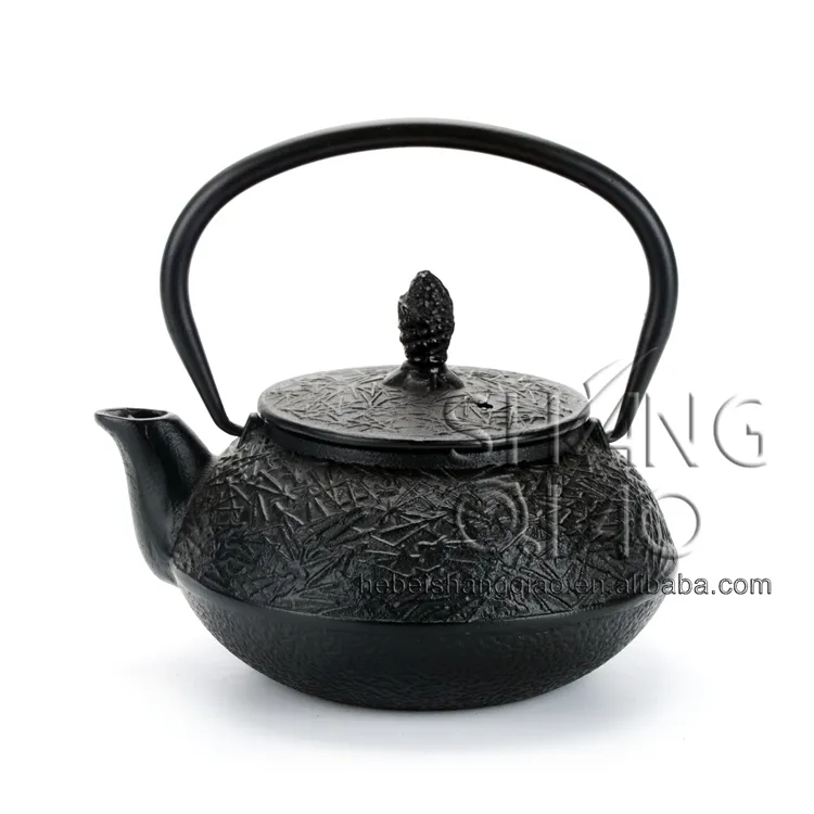 Chinese Antique Unbreakable Iron Teapot Cast Iron Tea Kettle for Brewing Tea 0.65L