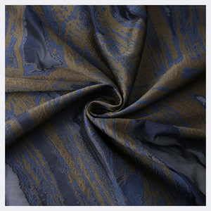 Keer Nhà Máy Trực Tiếp Bán Buôn TDD410M-L Quần Áo Vải Hot Bán 100% <span class=keywords><strong>Polyester</strong></span> Dệt Jacquard Mô Hình Trừu Tượng Sheer Bộ Nhớ - Product Image 2