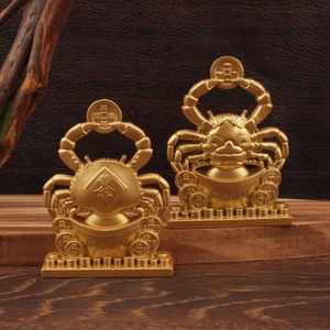 Objeto Decorativo de Aleación con Símbolo de Cangrejo, Amuleto de Feng Shui para el Hogar, Adorno de Mesa para el Año Nuevo Chino - Product Image 2
