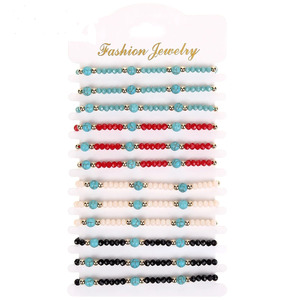 Handmade Ajustável Moda Frisada Pulseiras para Mulheres e Homens Estilo Punk Trançado Corda Pulsera Jóias Por Atacado para Mulher Homem - Product Image 1