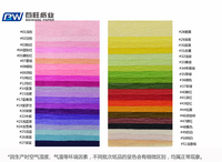 Fleurs en papier crépon faites à la main, matériel artisanal en papier de différentes couleurs