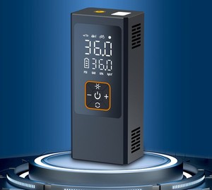 Mới nhất nâng cấp 3*2000mAh không dây kỹ thuật số xe lốp <span class=keywords><strong>Inflator</strong></span> 12V hiển thị kỹ thuật số Xách Tay Xe Máy nén lốp inflators - Product Image 5