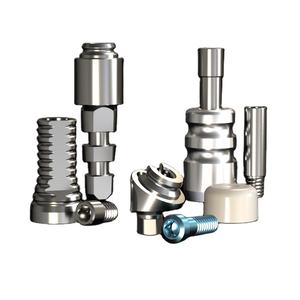 Nobre Implante <span class=keywords><strong>Abutments</strong></span> SimplyCrown Bridge Legacy SMART PACK Côncavo Perfil Estreito Plataforma Collar Altura - Product Image 1