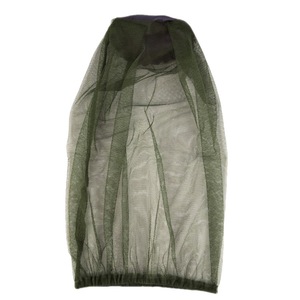 Chapeau moustiquaire d'extérieur avec couverture en maille pour le camping, la pêche, la protection estivale, noir, vert militaire, gris - Product Image 3