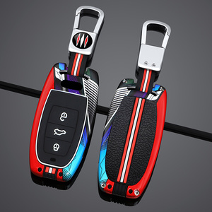 Étuis de protection pour clés en zinc pour <span class=keywords><strong>Audi</strong></span> A4L <span class=keywords><strong>A4</strong></span> B9 Q5 Q7 TT TTS TFSI A5 S5 8S 2016 2017 2018 2019 2020 2021 Accessoires de protection - Product Image 4
