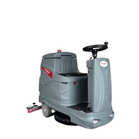 Nettoyeur de sol électrique à prix avantageux, personnalisable avec logo, nouvelle machine de nettoyage automatique industrielle avec batterie 24V 100Ah
