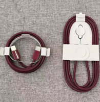 Câble de charge rapide USB-C vers USB-C en nylon tressé 60W PD, transfert de données haute vitesse pour iPhone 15 16 17 18 Pro Max & Air
