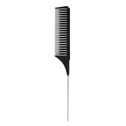 Braiding Combs Hair Braiding Tinting Sectioning Highlighting Steel Rat Tail Comb In Bulk For Barber Parting Comb