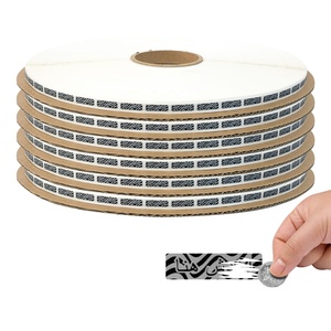 Tùy chỉnh 8*40mm an ninh ngựa vằn Scratch Off Sticker CuộN nạp tiền phiếu giảm giá Tiền Thưởng thẻ tin nhắn mật khẩu Bìa phim Scratch-off nhãn - Product Image 1