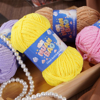 Fil chenille doux comme des nuages avec Lurex argenté brillant en polyester pour tricot à la main, couverture, pull, écharpe, crochet DIY, fil fantaisie