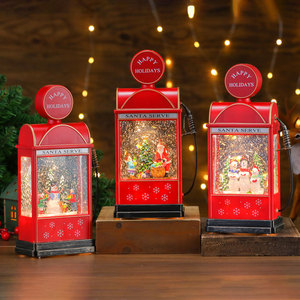 Creativo Dispensador <span class=keywords><strong>de</strong></span> Aceite con Forma <span class=keywords><strong>de</strong></span> Nieve Iluminada, Decoración con Luz Nocturna, Regalos, Caja Musical, Productos Navideños - Product Image 2