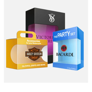 Luxus PET Material Perücke Verpackung Kissen Papier Geschenk boxen Einweg griff Benutzer definiertes Logo Niedriges MOQ für kosmetische Aufbewahrung bündel - Product Image 6