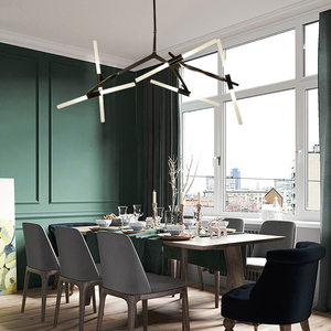 Lampadario Moderno di Design Nordico a LED, Lampada a Rami d'Albero per Ristorante e Villa - Product Image 4