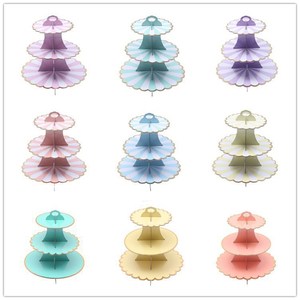 Mesa <span class=keywords><strong>de</strong></span> <span class=keywords><strong>pastel</strong></span> <span class=keywords><strong>de</strong></span> boda, juego <span class=keywords><strong>de</strong></span> soporte para postre, Material <span class=keywords><strong>de</strong></span> papel, <span class=keywords><strong>precio</strong></span> <span class=keywords><strong>de</strong></span> fábrica, venta al por mayor - Product Image 5