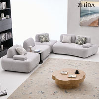 Canapé de salon moderne pour villa, canapé de hall d'hôtel, mobilier de salon pour complexe hôtelier, ensemble de canapés, canapé-lit, ensemble de meubles de luxe pour salon de maison