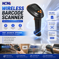 WCMI - Escáner de Códigos QR Inalámbrico Portátil 2D USB, Lector de Códigos de Barras de Mano para Android y Gestión de Tiendas con Pagos Móviles
