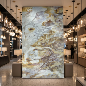 Revêtement mural flexible en pierre naturelle OEM Indian Autumn, finition naturelle, certifié CE, garantie 5 ans+, prix bas, bloc d'ardoise - Product Image 2