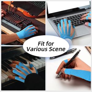 Cinta intramuscular <span class=keywords><strong>de</strong></span> kinesiología deportiva muscular precortada <span class=keywords><strong>para</strong></span> prevenir la tensión muscular <span class=keywords><strong>para</strong></span> el soporte del tendón del dedo, Parche <span class=keywords><strong>de</strong></span> vendaje <span class=keywords><strong>de</strong></span> protección - Product Image 3