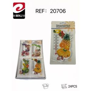 MNJ Thermometer 24Pcs Fruit Design For Refrigerator And Kitchen Use - Product Image 3