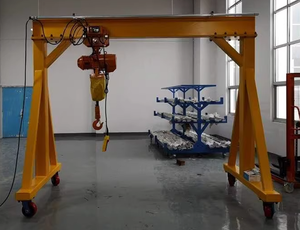 Portable Mini Mobile Gantry <b>Crane</b> 3 Ton Small Gantry <b>Crane</b> for Indoor Workshop Warehouse - Product Image 5