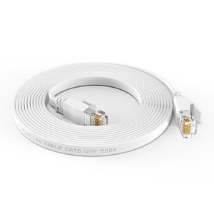สายอีเธอร์เน็ตแบบแบน Cat6 ม้วน, สายเคเบิลเครือข่าย RJ45 ทองแดงแท้ 30AWG/32AWG, สีตามสั่ง, มีจำหน่ายขนาด 1 เมตร 2 เมตร สำหรับขายส่ง - Product Image 2
