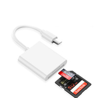 Compatible con Lector de Tarjetas USB-C para SD/TF/MicroSD, Material ABS, Modelo Bf333