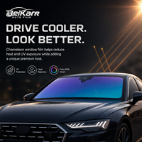 Film solaire BEIKARR PET Chameleon, coloré, 99% UVR, isolation thermique élevée, film haute définition pour pare-brise de voiture
