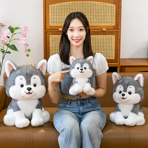 Fabricante de Animales Adorables, Peluche de Husky de Gran Tamaño, Relleno de Algodón PP, Juguete Suave para Niños, Gran Venta - Product Image 6