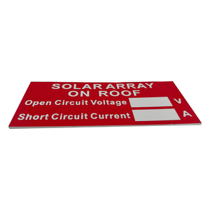 PV Self-Adhesive <b>Solar</b> Label <b>Kit</b> with UV Resistant Waterproof Stickers for Outdoor <b>Solar</b> Energy Systems - Product Image 1