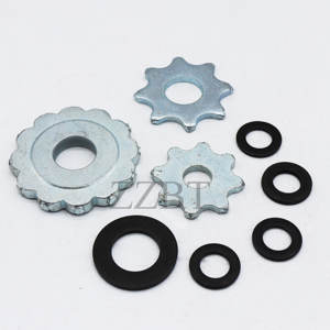 Taglierine per scarificatore a punta in carburo di alta qualità da 12 stelle - Product Image 1