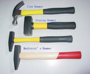 300G 45 # acero forjado fibra recubierta mango de plástico fitter hammer, martillo triturador de piedra - Product Image 6