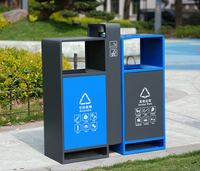 Venta al por mayor de acero inoxidable al aire libre cubo de basura producto