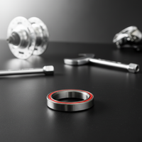 RUNSTAR Bantalan Headset Sepeda Berkualitas Tinggi MH-P03K 30.15x41x6.5mm 36/45 Chamfer Struktur Bola Alur Dalam untuk Poros Pedal Hub