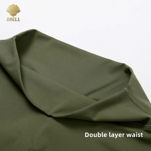 CNSHELL <span class=keywords><strong>Cargo</strong></span> 3D con bottone da taschino aderente aderente ai piedi accartocciati con pieghe Sexy sul retro Leggings da <span class=keywords><strong>donna</strong></span> pantaloni attillati - Product Image 2