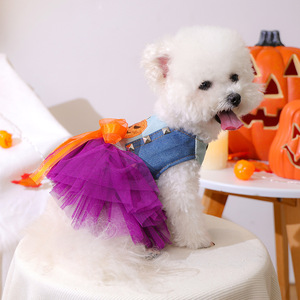 PETCIRCLE Pet Circle Vestidos de Primavera/Verano con Diseño de Calabaza para Perros y Gatos - Product Image 3