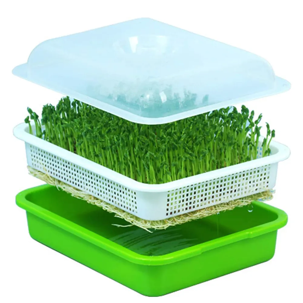 En iyi fiyat plastik tohum yetiştirme tepsileri ev kullanımı mikro yeşil fide tepsisi