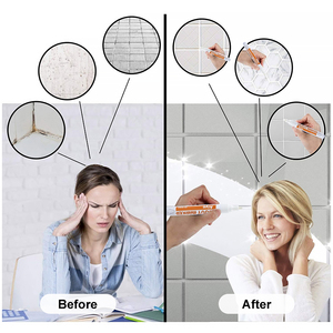 Không thấm nước vữa sửa chữa bút nhà gốm gạch trắng vẻ đẹp đánh dấu lý tưởng để khôi phục vữa và gạch vĩnh viễn sơn Bút Đánh Dấu - Product Image 3