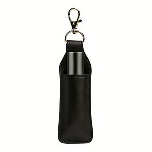 Fashion Personalized PU Leather Lipstick Protective Case Keychain Single Holder Portable Travel <b>Mini</b> Perfume Bottle Storage <b>Bag</b> - Product Image 5