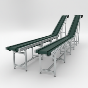 نظام حزام ناقل مطاطي صغير مع خصائص مضادة للكهرباء الساكنة والبكتيريا، ضمان لمدة سنة واحدة لآلات الحزام الناقل للطاولات - Product Image 1