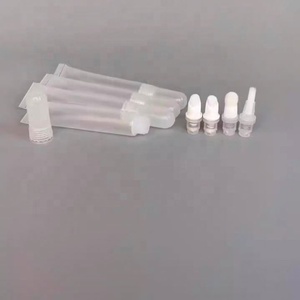 Cosmetic 10ml Custom Squeeze Lip <b>Gloss</b> Tubes Nail Polish Plastic Tubes with Brush Tip - Product Image 2