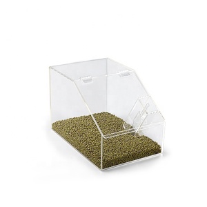 Nhà Sản Xuất Bán Buôn Tùy Chỉnh Trong Suốt Acrylic Kẹo Dispenser Hộp Container Acrylic Kẹo <span class=keywords><strong>Bin</strong></span> Với Scoop - Product Image 1