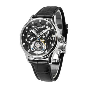 Reloj Mecánico para Hombre con Tourbillon Real, Acero Inoxidable Hueco, Cristal de Zafiro, Resistente al Agua 5BAR - Product Image 5
